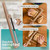 MO KÖE 16” Bow Bread Knife for Right & Left Handed Users - Wooden Bread Knife with Double Serrated Stainless Steel Blade - Perfect for Homemade & Sourdough Bread