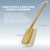 Bleu Bath (2 Pack) Exfoliating Loofah Back Brush Dry Body Brush in 100% Natural and Organic Luffa with Long Wooden Handle Fixed, Scrubber Brush for Men and Women or Even Sensitive Skin