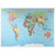 MyPuzzle Color World Map - Borders, Countries, Roads and Cities - Premium 1000 Piece Jigsaw Puzzle for Adults