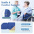 Mybow Lateral Support for Wheelchair Side Guards, Wheelchair Lateral Support Cushion, Contoured Foam Pad for Better Posture Sitting Upright, Wheelchair Side Padding for Elderly (1 Pack)