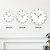 ArogGeld Barbell Design Wall Clock Gym Wooden Wall Clocks Battery Operated 10 Inch Barbell Weight Plate Fitness Wall Hanging Art Modern Home Gym Decor for Bedroom Living Room Kitchen School Office