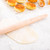 Restaurantware Pastry Tek 18 Inch French Rolling Pin 1 Tapered Rolling Pin For Baking - Solid Professional Grade Natural Beechwood Dough Roller For Fondant Pizza Dough Cookies And More