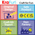 KRAFUN Cross Stitch Kits for Kids Beginners, 4 Unicorn Cross Stitching Keyrings Arts & Crafts, Needlepoint Embroidery Kit for Girls 5-13 Craft Kit Backpack Charms, Ornaments