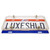 Luxe Shield, Premium Clear License Plate Cover incl Stainless Steel Screws | Durable and Weatherproof Clear License Plate Protector | One-of-a-Kind Design | Proudly Made in The USA
