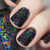 ILNP Cityscape - TRUE Black Holographic Jelly Nail Polish, High Gloss and Sparkle, Long Lasting, Chip Resistant Manicure, Non-Toxic, Vegan, Cruelty Free, 12ml