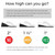 Men Height Increase Insole Full Length Breathable Comfort Lifts/Heel Inserts - 1 Inch Taller IK206