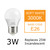 J.LUMI BPC4503 A15 LED Bulbs 3W, 3000K Soft White, A15 G45 Bulbs, 25 Watt Light Bulbs Soft White, E26 Medium Base, NOT Dimmable (Pack of 4)