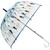 Maad Raining Men Clear Bubble Dome Umbrella - Perfect White Elephant Gift or Birthday Gift, Modern, Acrylic Handle, Aluminum Frame, Auto-Open, Spacious Canopy, Outdoor Use, Umbrella