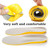 Shoe Insoles, Memory Foam Insoles, Providing Excellent Shock Absorption and Cushioning for Feet Relief, Comfortable Insoles for Men and Women for Everyday Use, L,（US M: 8-12/W: 10-15）