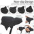 DAWAY C6 Large Comfortable Exercise Bike Seat Cover - Wide Soft Foam & Gel Padded Bicycle Saddle Cushion for Women Men Seniors, Fits for Peloton, Stationary, Cruiser Bikes, Indoor Outdoor Cycling