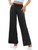 Arolina Women's Stretchy Wide Leg Palazzo Lounge Pants Casual Comfy High Waist Palazzo Pants Black
