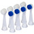 Cybersonic 3 Deluxe Large Replacement Brush Heads, 8 Pack, Compatible with All Cybersonic Electric Toothbrushes
