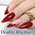 Double Rhythm 15ML Glitter Gel Polish Shimmer Reflective Holographic Color Magnetic for Nail Art Salon DIY at Home (Dark Red-B1155) Double Rhythm 15ML Glitter Gel Polish Shimmer Reflective Holographic Color Magnetic for Nail Art Salon DIY at Home (Dark Red-B1155)