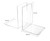 Osco Large Acrylic Bookend - Clear (Pack of 2),ABE-3