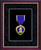 Church Hill Classics - CHC Amazon 3" W X 5" H Medal Frame - Purple Heart Medal Frame - Cherry Moulding with Black Suede Matting