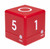 TFA Dostmann Digital Cube Timer, red, L 60 x B 60 x H 60 mm