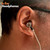 Sephia SP3060VC Wired Earbuds with Microphone, Deep Bass in-Ear Headphones with Noise Isolation, 10mm Drivers, Tangle-Free Cable, 3.5mm Jack
