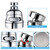 Faucet Sprayer Attachment, Rotate Swivel Water Saving Tap Aerator, Kitchen Faucet Head Replacement, 3 Mode Adjustable Faucet Extender for Kitchen, Bathroom Faucet Sprayer Attachment, Rotate Swivel Water Saving Tap Aerator, Kitchen Faucet Head Replacement, 3 Mode Adjustable Faucet Extender for Kitchen, Bathroom