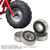 4PCs Front and Rear Wheel Bearing, 6202?RS Chrome Steel Bearing Set Replacement for Powersports CT200U CT200U EX Trail 200 Mini Bike Accessory