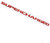 2X Supercharged Letter Emblem Metal Badges Nameplate Logo (Red)