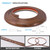 Art3d 20ft Outside Vinyl Corner Trim Peel and Stick for Tile and Wall Edges, Furniture Decoration, Cherry