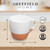 Sheffield Home - Set of 4, Large Stoneware 16oz Coffee Mugs with Handles - Dishwasher & Microwave Safe Ceramic - Ideal for Cappuccino, Espresso, Latte, or Tea - Vanilla White Sheffield Home - Set of 4, Large Stoneware 16oz Coffee Mugs with Handles - Dishwasher & Microwave Safe Ceramic - Ideal for Cappuccino, Espresso, Latte, or Tea - Vanilla White