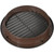 ECOPRO VENT Black 6" Inch Round Ventilation Grille with Insect mesh. (Duct 6Ø / Grille 7Ø) Ventilation Applications. Indoor and Outdoor Soffit Vent Cover. Available 4 Sizes / 4 Colors.