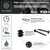 #10 x 2-1/2" Sheet Metal Screws 100PCS 410 Stainless Steel Truss Head Fast Self Tapping Screws Black Oxide by SG TZH