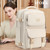 Travel Laptop Backpack, Business Work Backpacks Large College Bookbag for Women Men Water Resistant Daypack Airline Approved Gym Bag Fits 17 Inch Notebook & Laptops - Beige