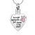Minicremation Heart Cremation Necklace for Ashes Cremation Jewelry for Ashes No Longer by My Side,But Forever in My Heart Carved Locket Memorial Keepsake Pendant (Silver-PK-Nolonger)