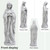 TOETOL Virgin Mary Praying Statue 29.9 Inch Tall Outdoor Garden Religious Decorations Statue Clearance for Home Yard Patio Lawn Hallway Decor Sculpture Magnesium Oxide Stone