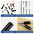 250PCS Black Nylon Round Spacer Assortment Kit ID 6MM OD 11MM, KWOKWEI Outlet Screw spacers 3mm to 35mm in Length, Plastic Spacers Without Threaded for M6 Screws