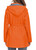 Kikibell Rain Jacket for Women Packable Windbreaker for Travel Orange Jackets Coat Women Lined Raincoat