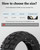Felixstory 10 Inch 10x2.75-6.5 Off-road Tire Rubber Inner Tube Suitable for Speedway 5 Dualtron 3 Hover-1 Alpha JOYOR S Hiboy Titan PRO Electric Scooter Explosion-Proof Shockproof Super-Grip