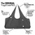 Yogiii Yoga Mat Bag | The ORIGINAL YogiiiTotePRO | Large Yoga Mat Bag or Yoga Mat Carrier with Side Pocket | Yoga Bag Fits Most Size Mats (Ash Gray)