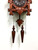 Rylai Cuckoo Clock Vintage Large Wooden Wall Clock Handcrafted 13x9.5 Inch Brown