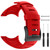patrohoo Bands for Suunto Core Strap, Rubber Replacement Watch band for Suunto Core SS014993000,Red