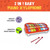 Toysery 2 in 1 Baby Piano Xylophone for Toddlers. Piano Toy Musical Instrument with 8 Multicolored Key Scales in Crisp and Clear Tones. Mallet Included. Ages 18 Months and Above.