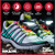 Night Runner 270 Night Tech Gear Shoe Lights - for Runners, Dog Walking, Hiking & More - Safety Running Gear for High Visibility - Rechargeable Battery & Waterproof Light - Hands Free LED - Green