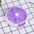 Pill Cases Weekly INVODA Pill Organizer 7 Day 3 Times Medicine Pill Dispenser Push Button Rotate Pill Planner with 7 Compartments (Purple)