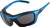 WYND Blocker Large Motorcycle Riding Glasses Extreme Sports Wrap Sunglasses, Blue, Smoke