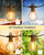 Zuske Outdoor String Lights, 25FT Patio Lights with 13 Shatterproof G40 Globe Bulb(1 Spare), Waterproof Connectable Dimmable LED Hanging String Lights for Outside Backyard Porch Balcony, 2700K