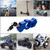 Blue Heavy Duty Motorcycle Brake Lock - Anti Theft Handlebar Lock for Dirt Bike, Moped, Scooter, ATV Accessories