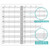 Appointment Book – Undated Salon Appointment Book, Daily＆Hourly Schedule Book with 200 Pages, 6 AM - 9 PM, 15 Minute Intervals Day Planner, 6’’ x 11.5’’, 3 Column, Twin-Wire Binding, Hardcover