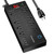 POWSAV 6 Ft WiFi Surge Protector - 8 Outlet Extension Cord with 4 Smart & 4 Always On Outlets, 4 USB Ports, Alexa & Google Home Compatible, Black