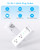 Surge Protector Outlet Extender - with Rotating Plug, 6 AC Multi Plug Outlet with 4 USB Ports (2 USB C), 1800J Wall Charger, 3-Sided Power Strip with Spaced Outlet Splitter for Home, Office, Travel