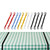 ECOHomes Table Cloth Holders for Outdoors & Picnic Table Bungees Straps (12 PCs Multicolor) - Outdoor Tablecloth Band Clips Hold Down Tableclothe Cover | Extra Strong Camping Rubber Bands Cord