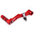 LEDISHUN Motorcycle Accessories Shifter Pedal Toe Pegs Left Gear Shift Lever Compatible with Honda CB500X CBR500R CB500F CBR400R CB400X CB400F NX400 NX500 (Red)