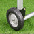 SANKINS Gate Wheel 8" Rubber Gate Caster Heavy Duty Gate Helper Support Wheel Side Mount for Swing Gate Metal Tube Fence Chain Link Gate,Fits 1-5/8" to 2" O.D. Round Tube Gate Frames(1 Pack)