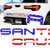 Tailgate Inserts Letters Compatible for 2022 2023 2024 2025 Santa Cruz 3D Raised & Strong Adhesive Decals Letters Rear Emblem Decal Sticker Compatible for Santa Cruz Accessories-American Flag
